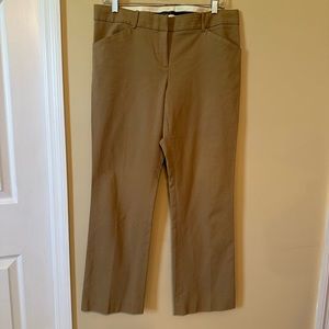 Theory Khaki trousers.  Size 12.  Great Condition!